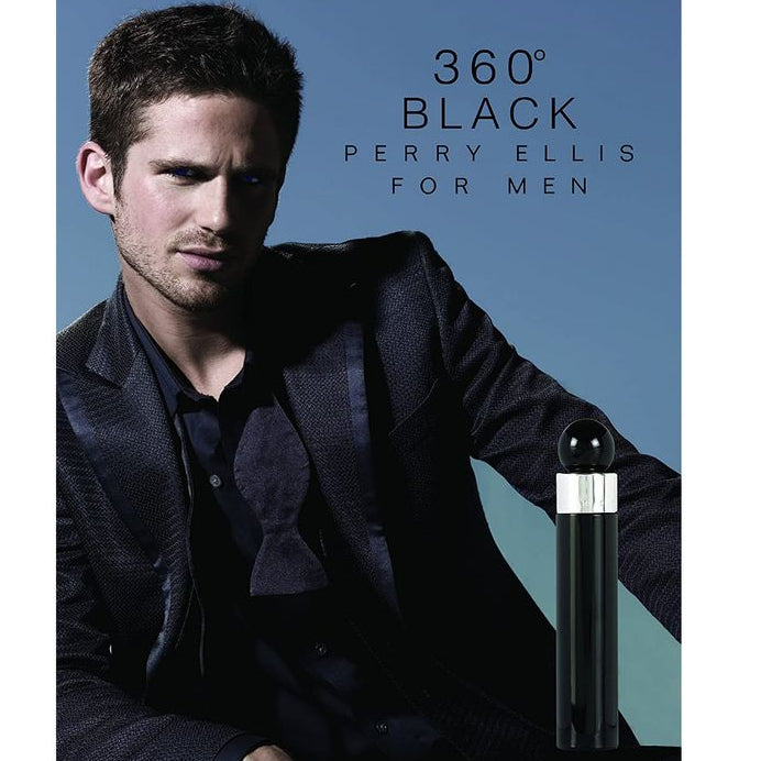 EAU DE TOILETTE 360° BLACK PERRY ELLIS FOR MEN