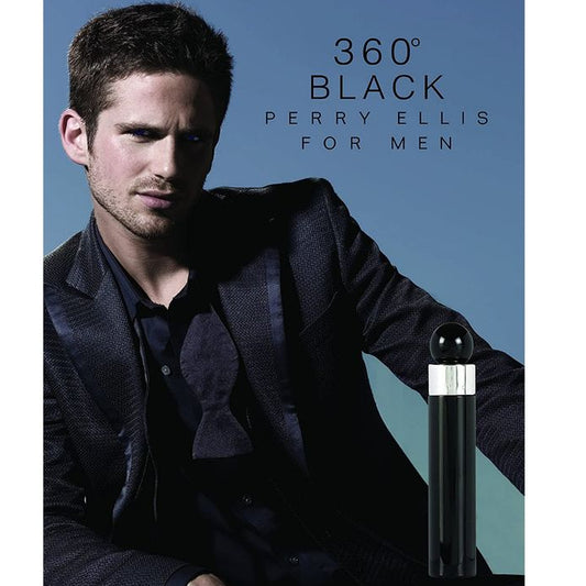 EAU DE TOILETTE 360° BLACK PERRY ELLIS FOR MEN