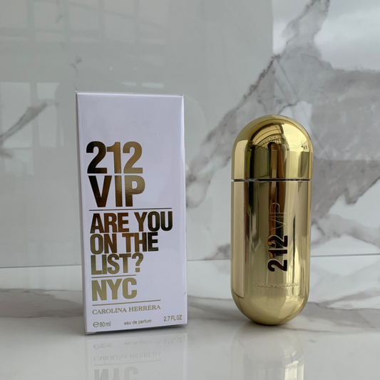 EAU DE PARFUM 212 VIP NYC CAROLINA HERRERA DORADA