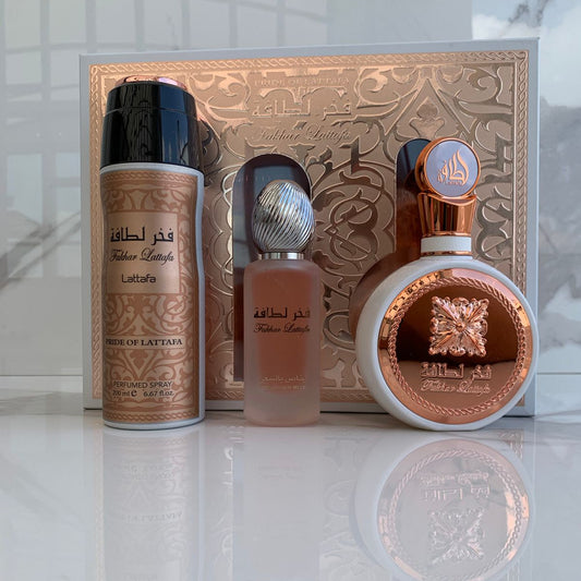 KIT EAU DE PARFUM LATTAFA FAKHAR ROSE